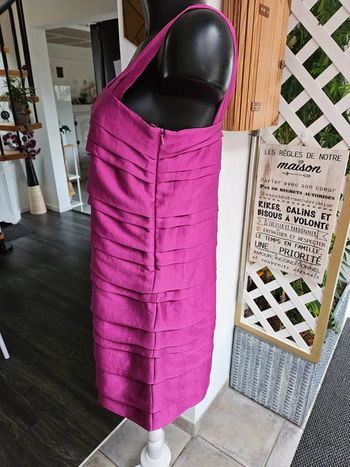 H&M robe fushia taille 38