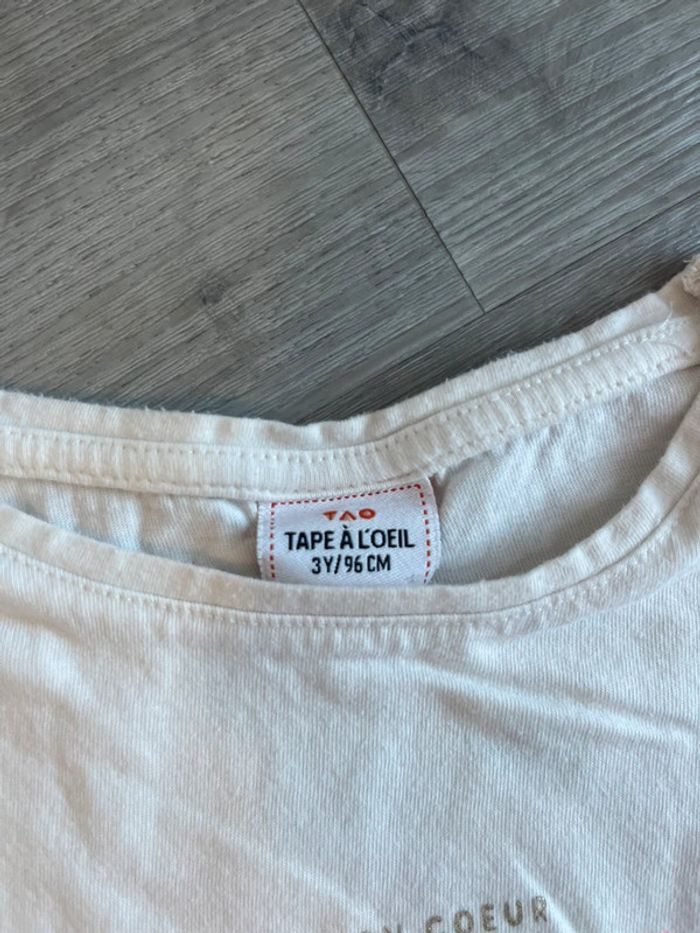 4 tee shirt fille 3 ans - photo numéro 2