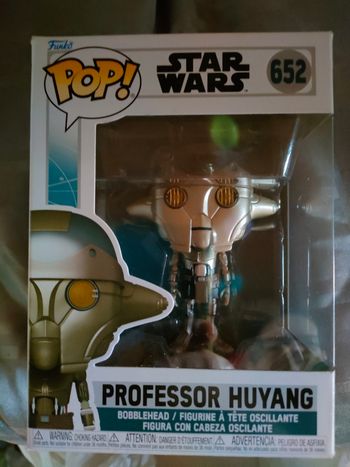 Funko Pop star wars Professor Huyang