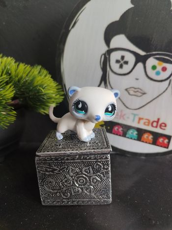 lps00856 My Littlest Petshop Pet Shop LPS Hasbro Authentic Ferret Furet 798