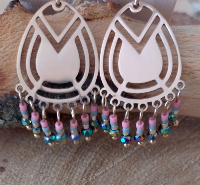 Boucles d'oreilles pampilles - photo numéro 2