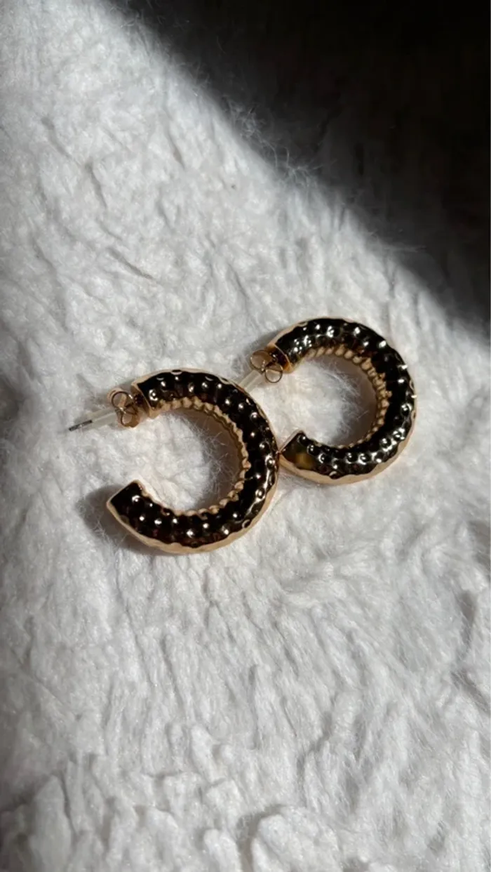 Boucles d’oreilles anneaux - photo numéro 2