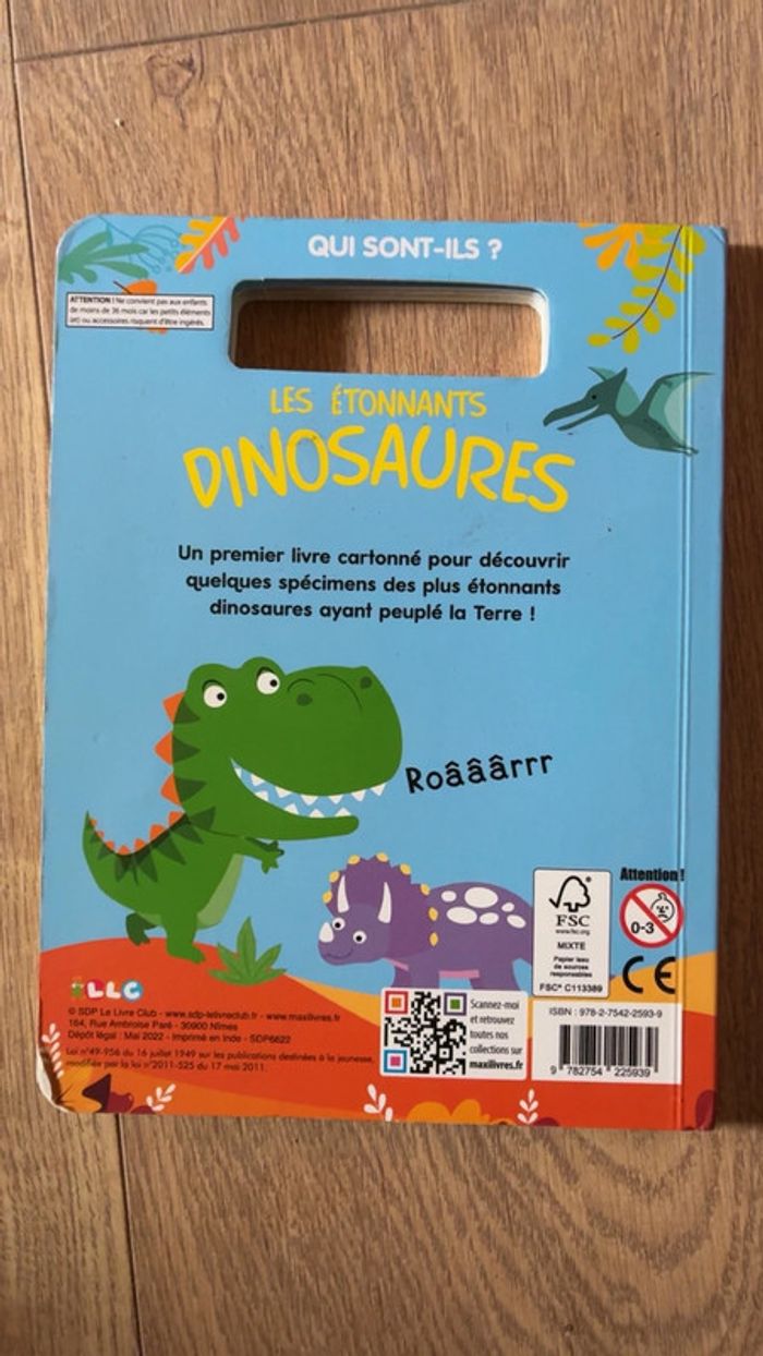 Livre disnosaures - photo numéro 2