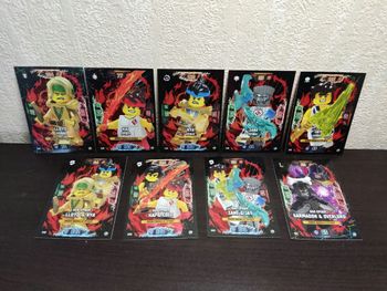 Lot de 9 cartes Epique Lego Ninjago