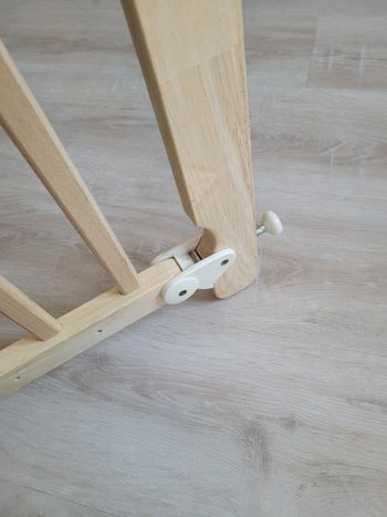 Barriere de sécurité enfant en bois