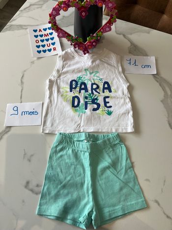 Ensemble short + débardeur 