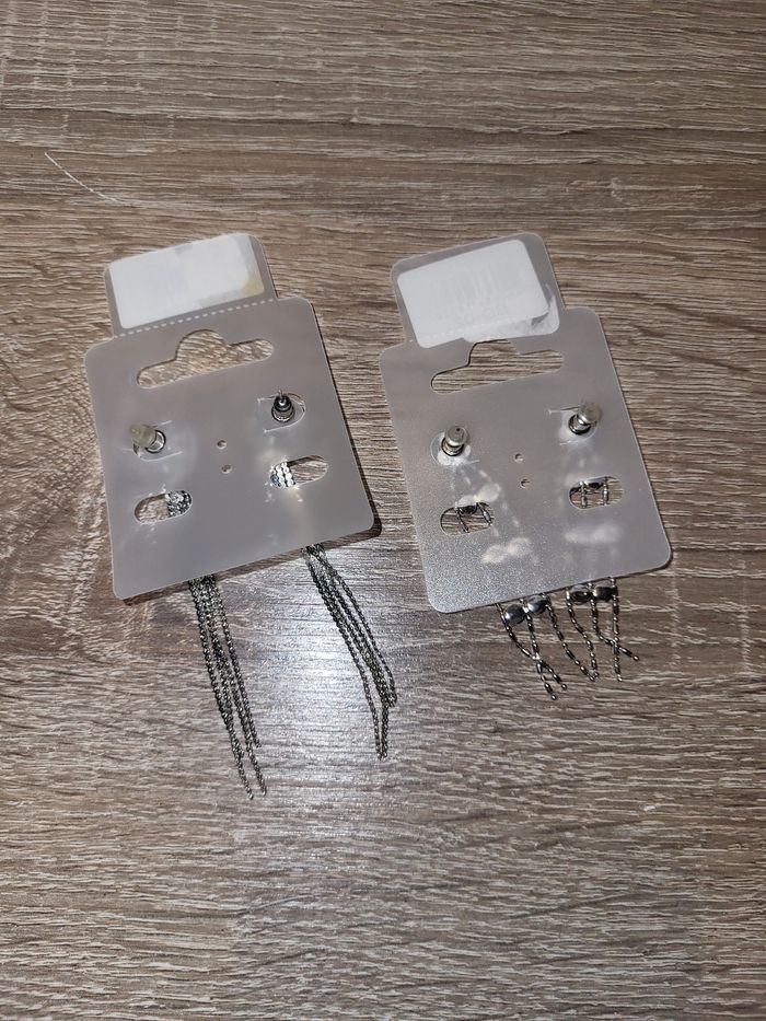 2 paires de boucles d'oreilles - photo numéro 3