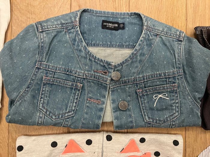 Lot de 18 vêtements automne hiver fille 8 ans bon état différentes marques - photo numéro 9