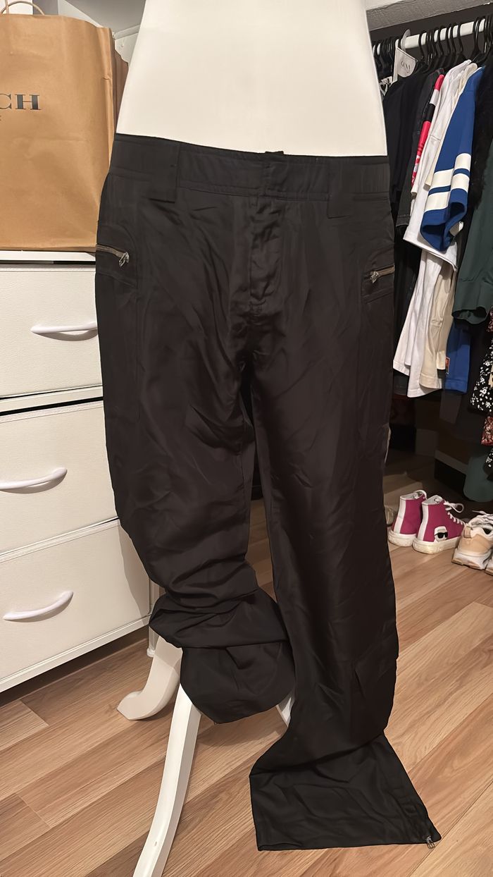 Pantalon noir léger style cargo ici et Maintenant T42