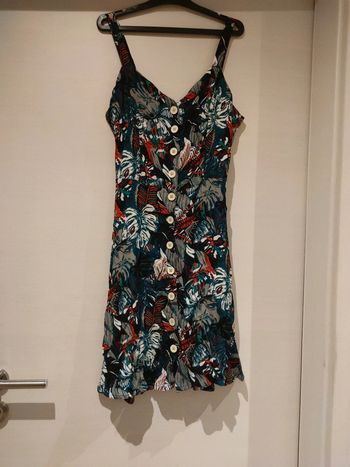 Robe fluide motifs fleurs