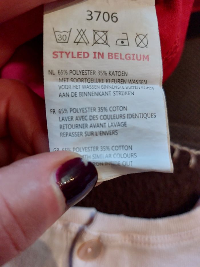 Lots de t-shirts ML 6mois - photo numéro 10