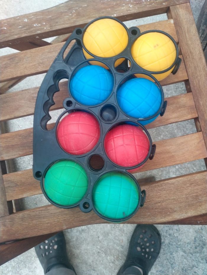 Jeux de 8 boules de pétanque + 1 cochonnet - photo numéro 3