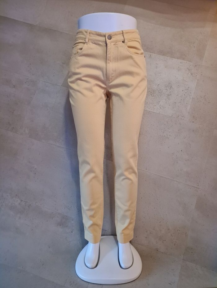 pantalon en toile jean jaune Taille 36 Repeat