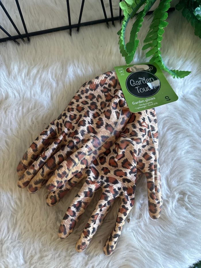 Gant de jardinage - Léopard - Taille S