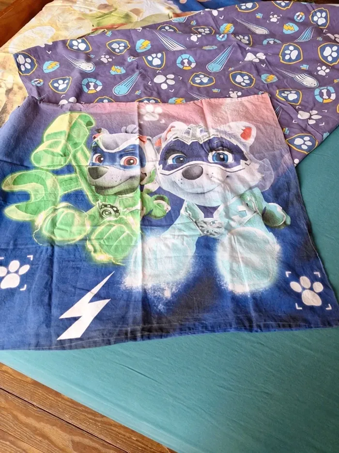 Housse de couette pat patrouille lit 1 personne - photo numéro 4