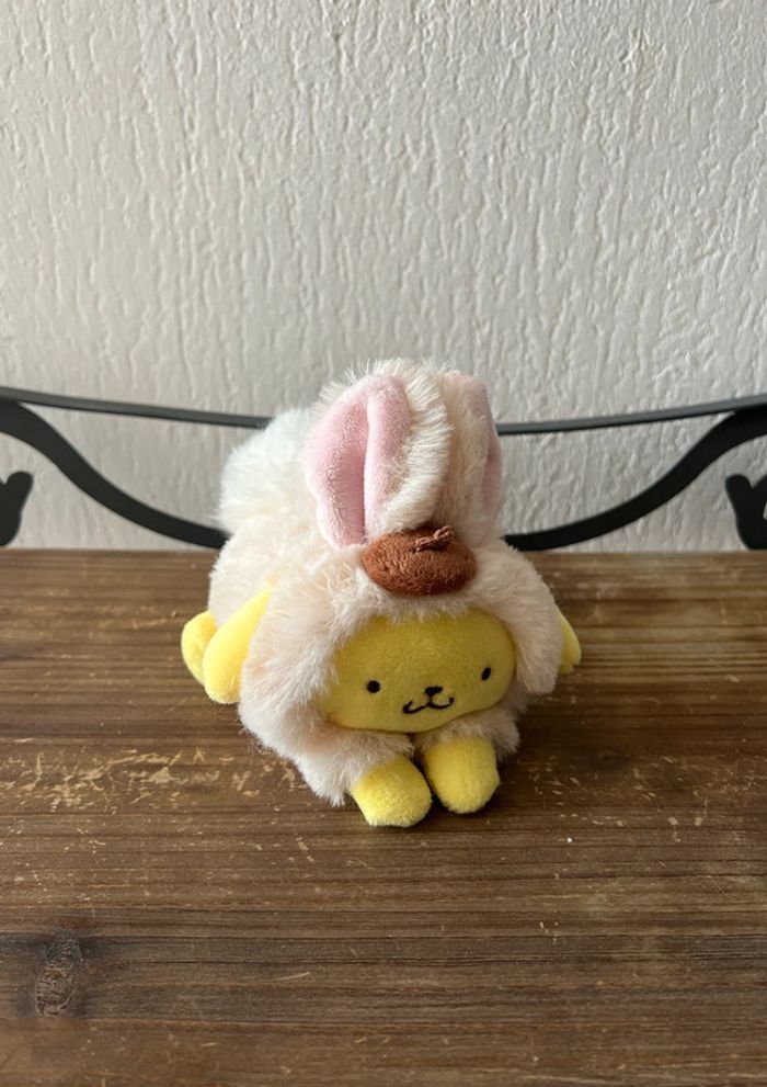 Petite peluche Sanrio lapin Pompompurin de Taiwan 15x14cm - photo numéro 3