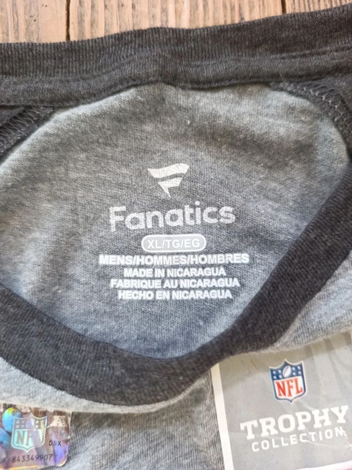 T-shirt fanatics NFL Kansas City super bowl trophy XL - photo numéro 4