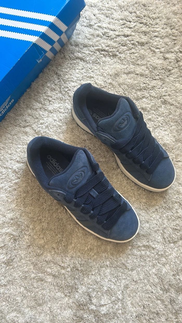 Adidas Campus 00s – Marine Blue White / Bleu Marine Blanc – Taille 40⅔ - photo numéro 4