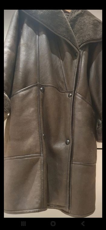 Long manteau  cuir