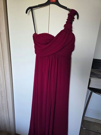 Robe demoiselle d'honneur bordeau