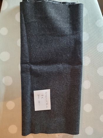 Tissu jean noir 