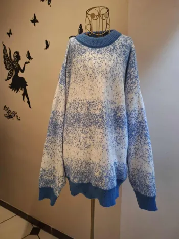 Pull bleu & blanc