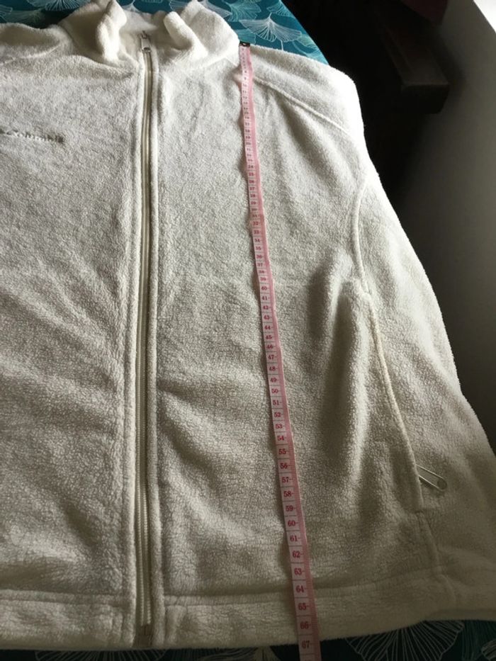 Veste polaire pour femme Columbia crème taille XL 159 - photo numéro 7