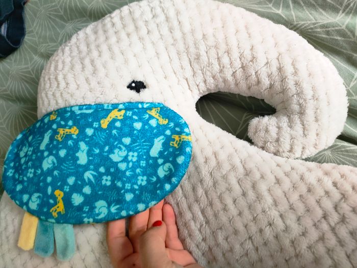 Coussin cale bébé éléphant Domiva - photo numéro 2