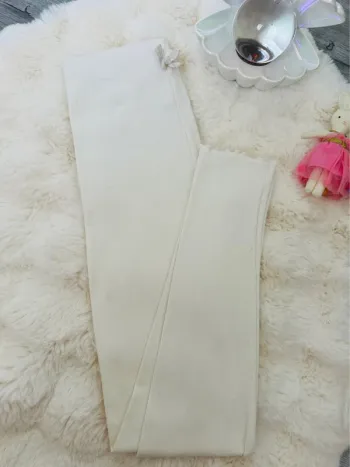 Legging froufrou côtelé