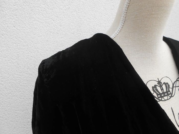 Ensemble jupe et veste vintage en velours - photo numéro 4