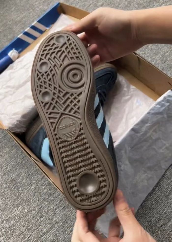 Adidas Handball Spzl Anti-slip blue-brown 38 - photo numéro 2