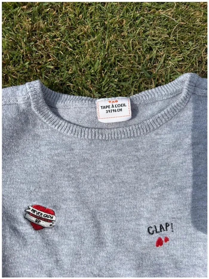 Pull tape à l’œil 3 ans - photo numéro 3