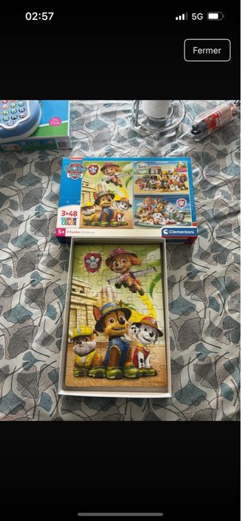 3 Puzzles Pat Patrouille