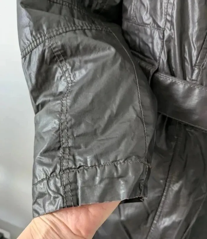 Parka manteau marron imperméable - IKKS - taille 36 - photo numéro 8