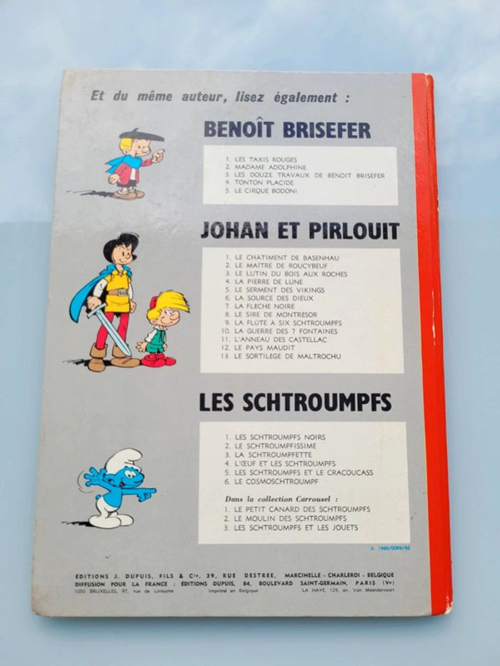 BD Mme Adolphine N°2, Benoit Brisefer, éditions dupuis 1971 cotée, dos rond (17) - photo numéro 8