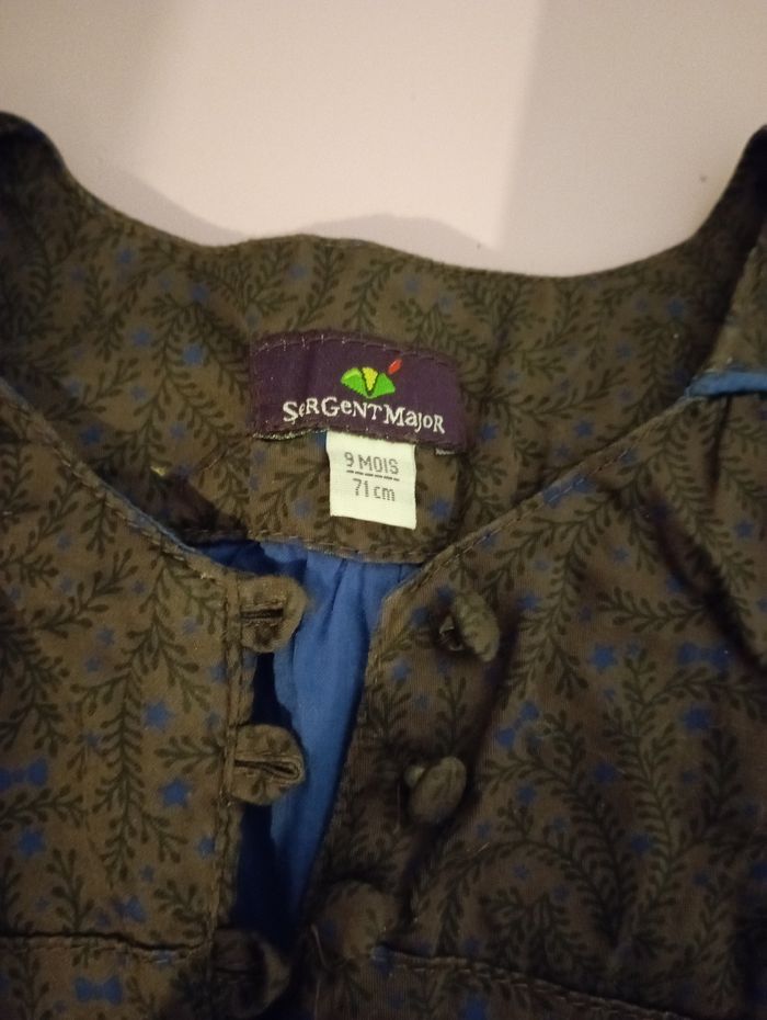 Tunique Sergent major 9 mois - photo numéro 2