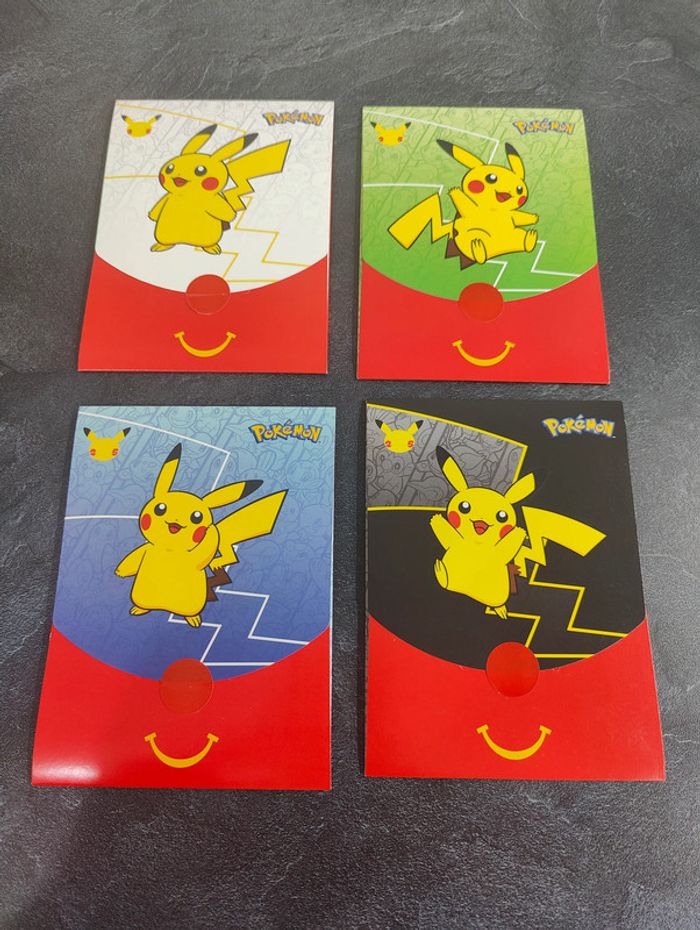 Coffret Pokémon McDonald's 25 ans 2021 - photo numéro 2