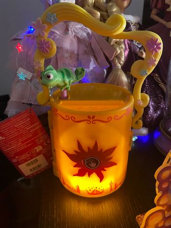 Ensemble de papeterie Disney, lanterne lumineuse Raiponce