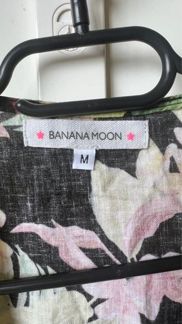 Robe courte portefeuille tropicale Banana Moon - photo numéro 2