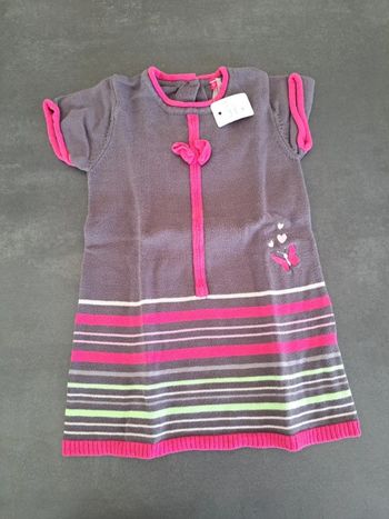 robe orchestra 23m grise et rose