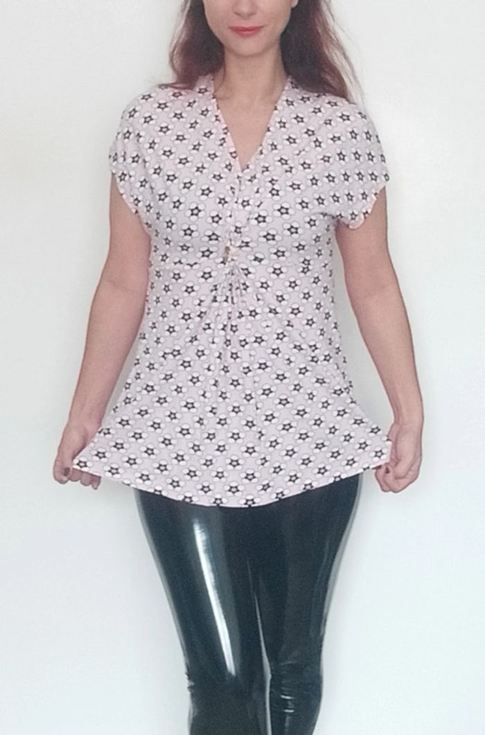 Haut pastel fleuri casual romantique taille 42 - photo numéro 7