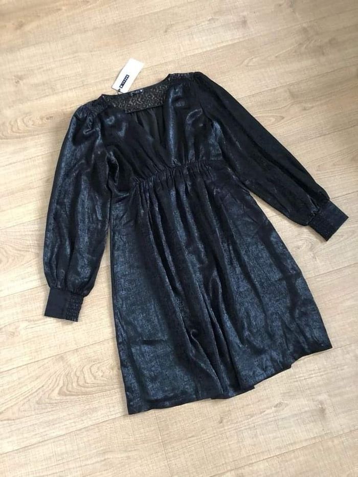 Robe noire neuve à manches longues Breal taille 38 (valeur 60€) - photo numéro 6