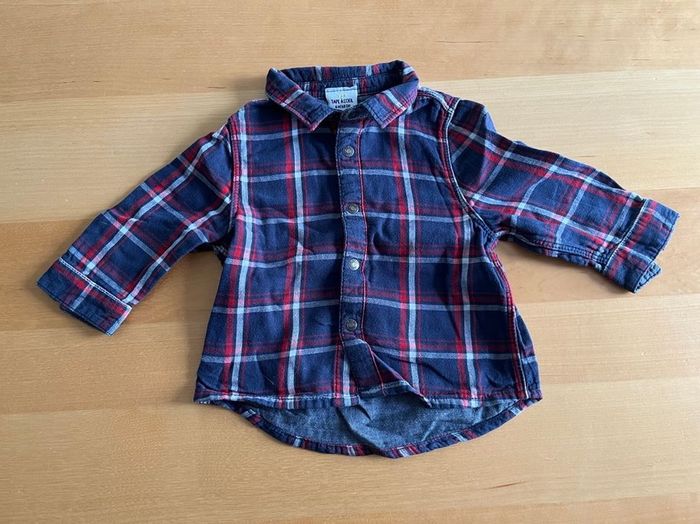 Chemise à carreaux 6mois tape à l’œil