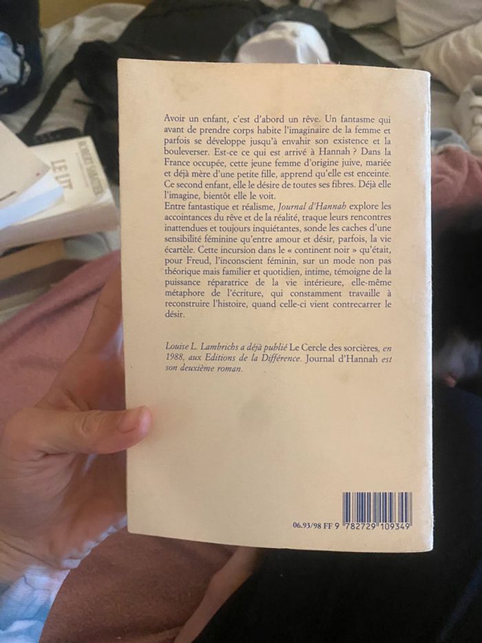 Journal d’Hannah – Louise L. Lambrichs 1993 - photo numéro 2