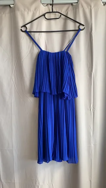 Combi short bleu électrique