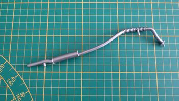 Ligne échappement pièce détachée miniature Bburago burago Jaguar SS100 1937 1/18 1/18e 1/18ème #C33