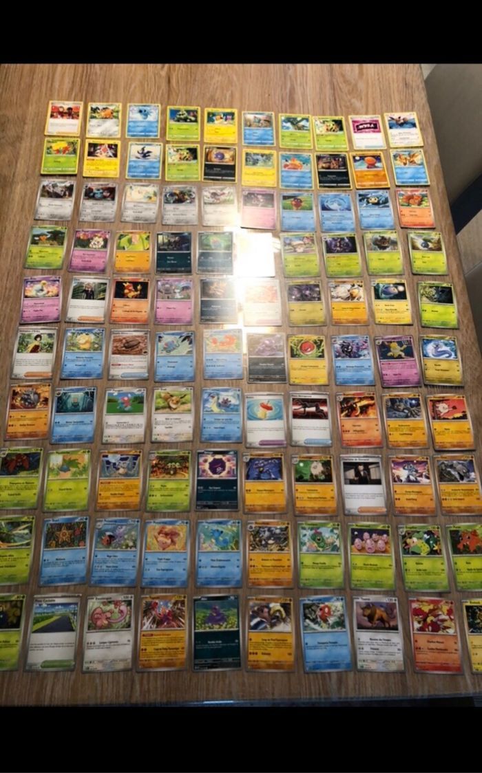 Lot de 150 cartes Pokémon sans doubles - photo numéro 6
