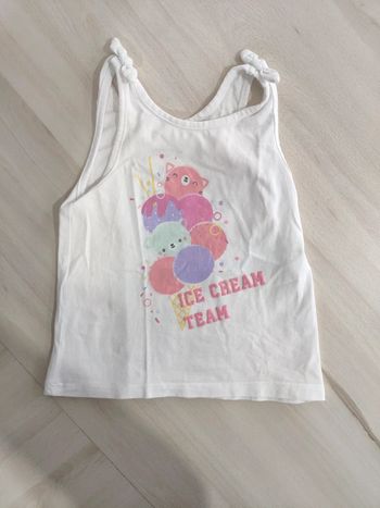 T shirt débardeur Orchestra ICE cream team 18 mois