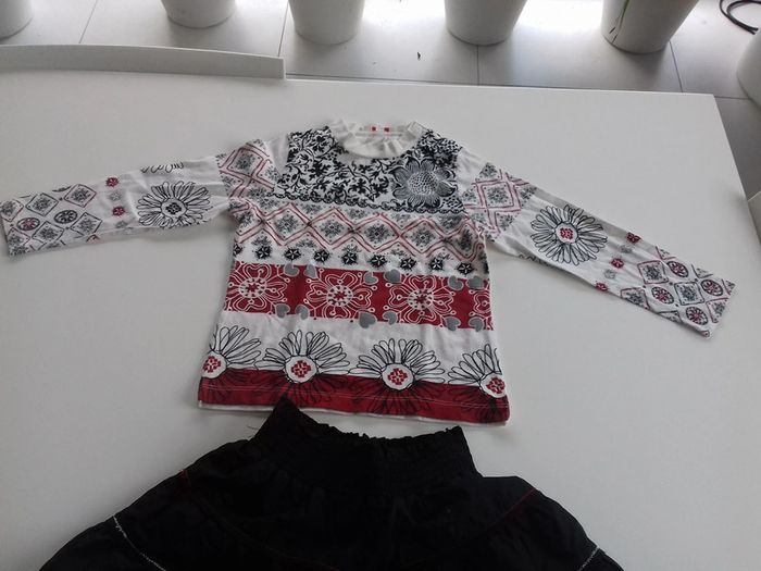 Ensemble 4 ans Catimini Jupe et haut ML - photo numéro 4