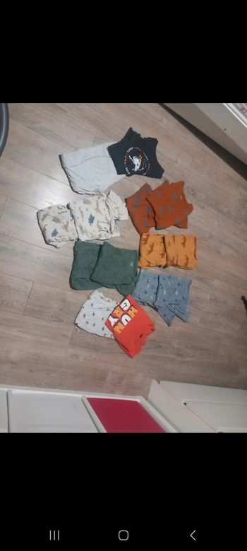 Lot 7 pyjama longs garçon 12 ans